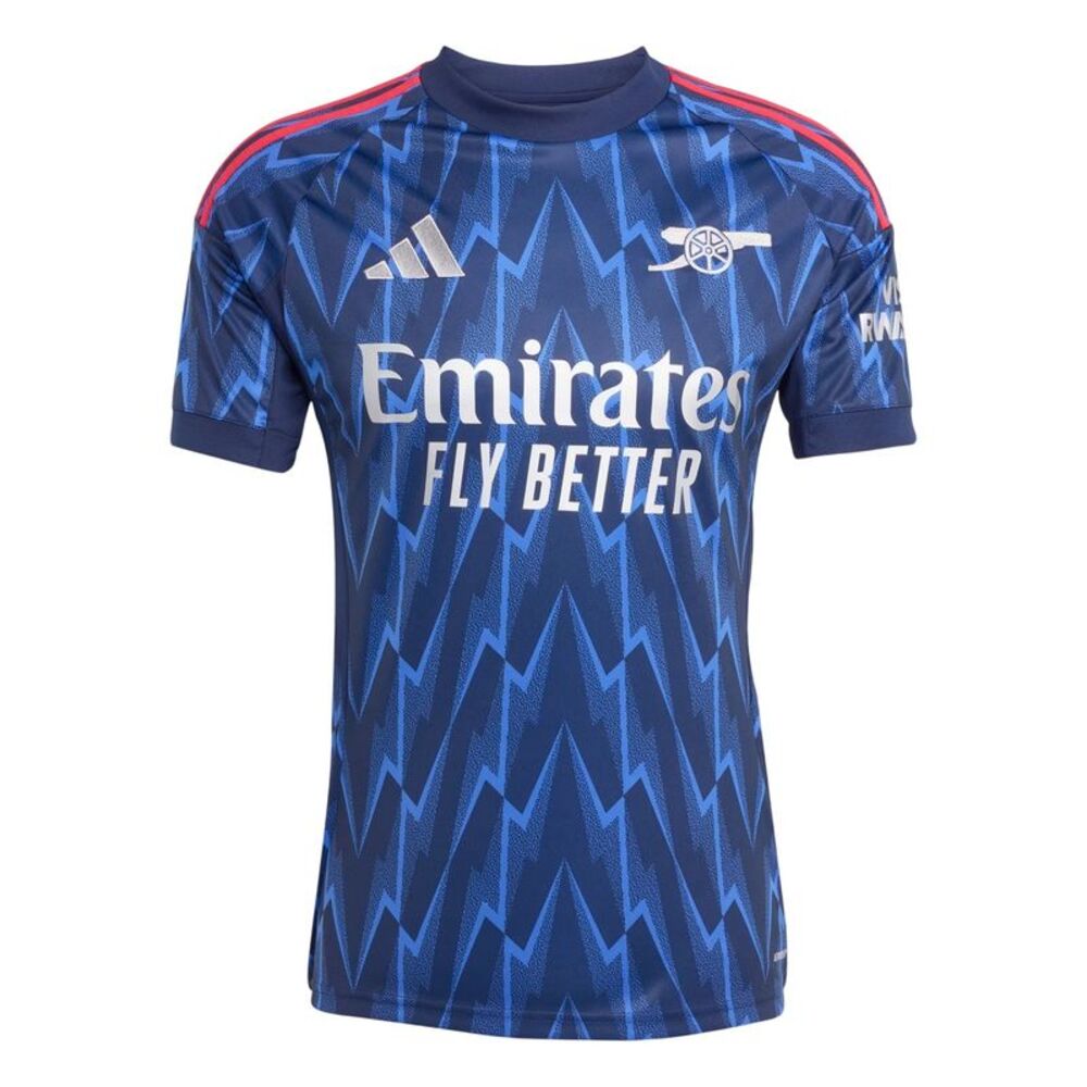 Arsenal Mens 25/26 Adidas Away Jersey / Blue/Gray